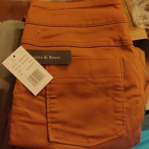 Jaycee Utility Pocket Pull On Straight Leg Pant